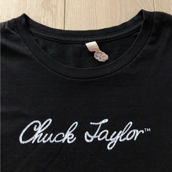 Chuck Taylor Converse T Shirt in Black Size S - Picture 4 of 9